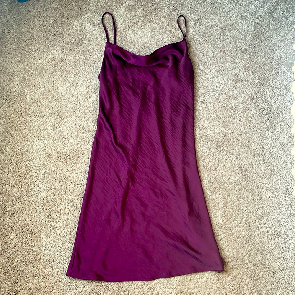 Purple slip dress size small